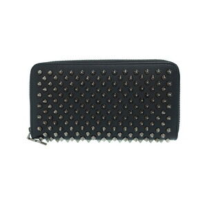 Christian Louboutin Panettone Studded Zip Around Long Wallet